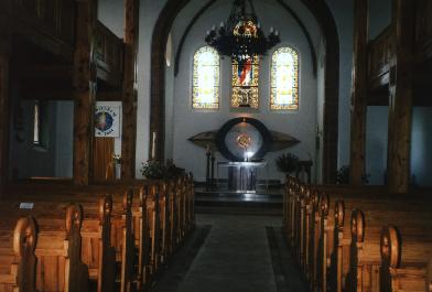 Bild des Altars der Kirche von Sobbowitz